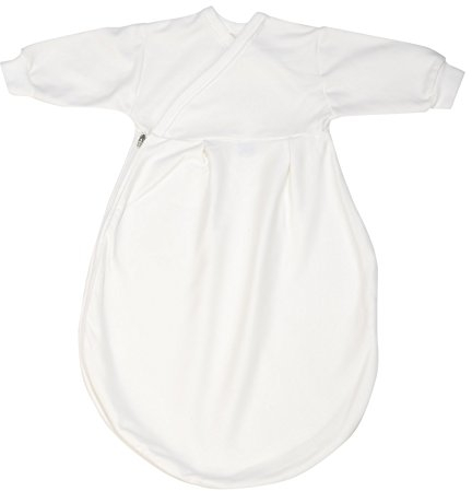 Alvi Baby Mäxchen Schlafsack Innensack & Waschlappen, Babyschlafsack Baumwolle waschbar, Kinder Schlafsack mit Ärmel, Ganzjahresschlafsack für Jungen und Mädchen ab 0 Monate