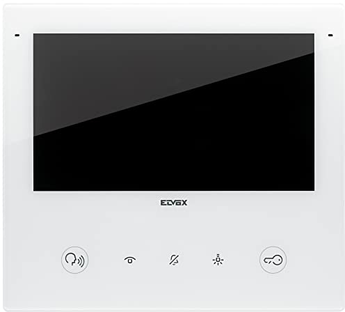 VIMAR 40517 40517-Videocitofono WiFi Tab 7S Up, 2 Fili, inoltro di Chiamata a Smartphone con App dedicata, Schermo Touch LCD a Colori da 7, Montaggio a Parete o semiincasso, Bianco