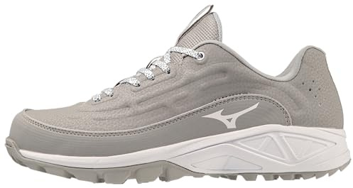 Mizuno Mizuno Ambition 3 FP Low All Surface Women's Turf Shoe | Grey-White| US Womens 7.5
