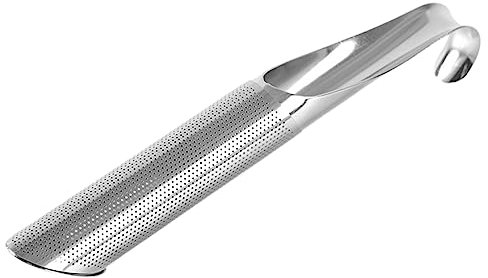 ulafbwur Food-grade Tea Infuser Tea Infuser Premium Reusable Stainless Steel Fine Mesh Filter Stick Strainer for Loose Leaf Tea Stainless Steel Tea Strainer Silver
