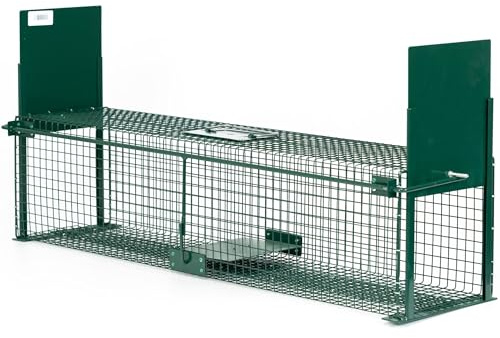 ITA Trappola 5007IT - 100x25x25 cm - 2 Porte, Resistente agli Agenti Atmosferici, Riutilizzabile, Montata