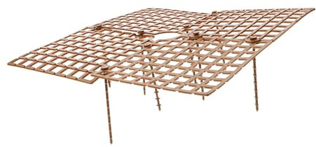 YARNOW Copertura per Vasi di Fiori Griglia Protettiva per Piante Resistente per Balconi e Uffici Protezione da Animali Domestici e Radici delle Piante Medi