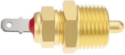 ECSiNG Interruptor de temperatura del termostato del ventilador de refrigeración del radiador de 3/8NPT a 1/2NPT 79.4 °C encendido 87.8 °C apagado, compatible con coche