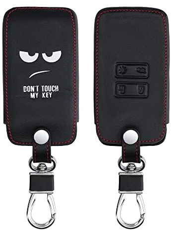 kwmobile Custodia Compatibile con Renault con 4 tasti Smart Key (solo Keyless Go) - Cover Chiavi Auto Protezione Copri Telecomando - Copri Chiave Copertura Don't touch my Key