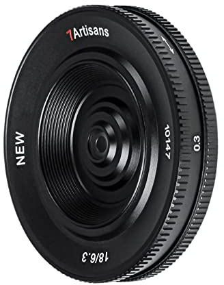 7artisans 18 mm F6.3 Ultradünnes APS-C Prime-Objektiv für Sony Kompaktkameras A7 A7II A7III (A7M3) A7R A7RIII A7S A7SIII A6000 A6300