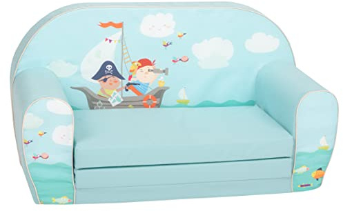 Delsit DT2-22042 - Divano per bambini con imbottitura in schiuma, con rivestimento rimovibile, per bambini e bambine da 9 mesi a 4 anni