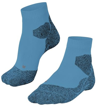 FALKE RU Trail M So respirantes anti-ampoule 1 paire, Chaussettes de course Homme, Vert Turquoise 7922, 46-48