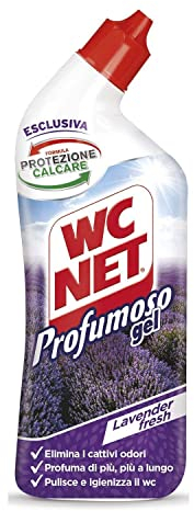 Wc Net - Profumoso Gel, Anticalcare E Igienizzante Per Wc, Essenze Assortite A Seconda Della Disponibilità, Bianco E Verde, 700 Millilitro