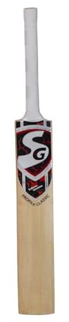 Sg Profile Klassischer Cricketschläger aus Kaschmirweide, kurzer Griff, Holz, mehrfarbig