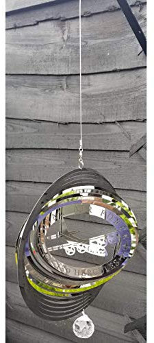 Stainless Steel Garden Wind Spinner - RAF C-130 Hercules Plane