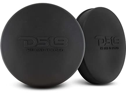 DS18 Hydro CS-6/BK 6.5 Silicone Marine Speaker Cover - Water, Dust and UV Rays Protection - Compatible with Tower Speakers - Great Durability - Special Edition (Pair)