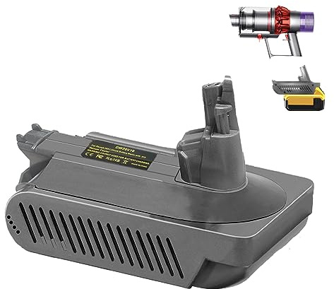 BTRUI V10 Adapter for Dewalt 18V 20V Lithium Battery Convert to for Dyson V10 SV12 Animal Absolute Motorhead Fluffy Total Cordless Stick Vacuum Cleaner (only Adapter)