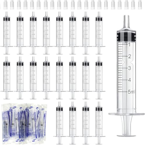 Mooshy 30 st. 5 ml sprutor plastsprutor med lock steril råmjölsspruta utan nålar doseringsspruta i individuell förpackning för djurfoder för frisättning vetenskapslaboratorium