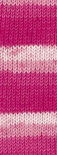 LANA GROSSA Soft Cotton Degrade | Weiches Baumwollgarn mit modernem Mikrofaseranteil | Handstrickgarn aus 70% Baumwolle & 30% Polyacryl | 50g Wolle zum Stricken & Häkeln | 140m Garn