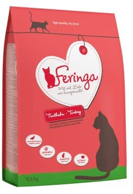 Feringa Adult Duck 2 kg natürliches, getreidefreies Premium-Trockenfutter für Katzen mit hohem Fleischanteil mit Vitaminen, Taurin & Lachsöl