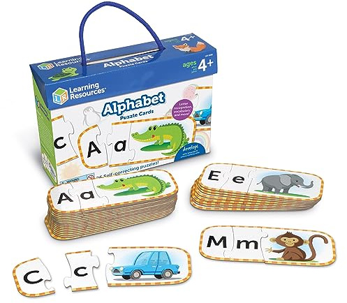 Learning Resources LER6089 alfabetet pusselarter, förskoleåldern, pussel för egen inspektion, från 4 år