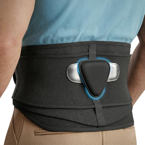 Modvel Lower Back Brace for Men and Women – Back Support Belt for Pain Relief, Herniated Disc, Sciatica, Scoliosis – Lumbar Compression Brace