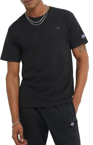 Champion Classic, Everyday Tee, Comfortable Soft Men's T-Shirt (Reg. or Big, Black, XX-Large Tall