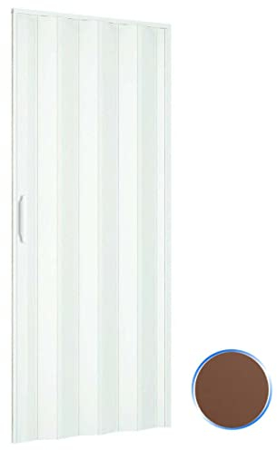 Falttür in PVC Walnuss 82x220 cm mod. Simona
