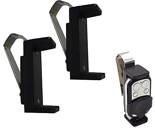 Bcowtte Soporte para visera de garaje, para mando a distancia de garaje, 2 unidades