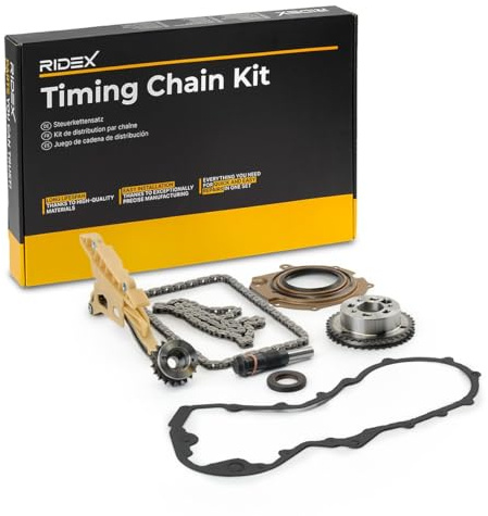 RIDEX 1389T0047 Kit de cadena de distribución arriba Juego de cadena de distribución Kit de cadena de tiempo compatible con FORD MONDEO IV Turnier BA7 S-MAX WA6 Focus Mk2 Familiar DA, FFS, DS