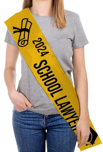 Wanapix | Bandas Miss personalizadas | Cinta para Despedidas Soltera, Cumpleaños y Fiestas | Graduación Amarilla