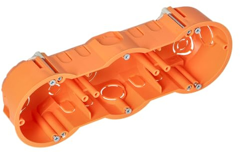 Miratic Caja Empotrar Electricidad 60mm – para Paredes de Cartón Yeso (triple)