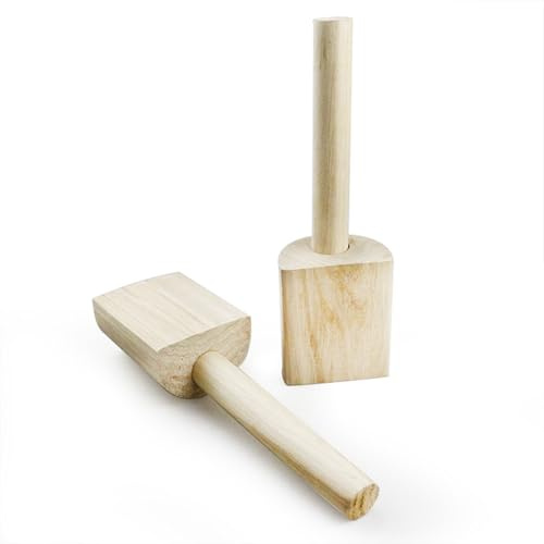 Maillet en bois d'argile – Pagaie de finition en céramique pour façonner la poterie, pagaie en tilleul faite à la main, marteau de poterie pour modélisation, coupe et sculpture artisanale
