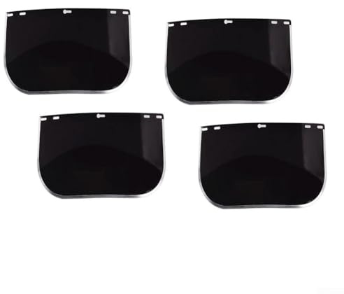 YobiLife Hobart 770580 - Set di lenti di ricambio per casco da saldatura, 4 pezzi, 39,4 x 20,3 cm, in policarbonato, colore scuro, compatibile con costruzione