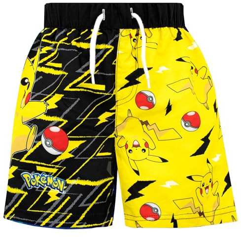 Pokémon Bañador Bañador para Niño con Bóxer Estilo Pikachu | para Edades 5-6 Años