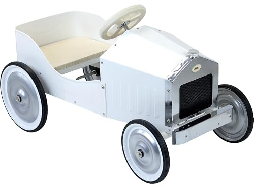 Vilac - Véhicule pour Enfant - Jeu De Pleine Air pour Enfant - Ivoire Laquée - Voiture À Pédale - pour Les Enfant À Partir De 3Ans - Ivoire Blanc - 1150W