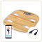 LITTLE BALANCE 8359 Fitdays Bambou USB Angeschlossene Körperanalysewaage ohne Batterie, Bambus