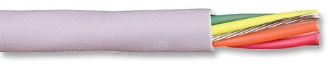 Cavo UNSHIELDED 6COND, 0.241MM2, 30.5M, Cavo Multicord, Cavo Multicore, Cavo di rame stagnato, Bobina di 100 ft, 30.5m