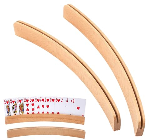 MEMOFYND 2 Stück Spielkartenhalter, Spielkartenhalter, Kartenhalter, Spielkartenhalter, freihändiger Kartenhalter für Kartenspiele, geeignet für ältere Menschen, Kinder, Erwachsene, Behinderte