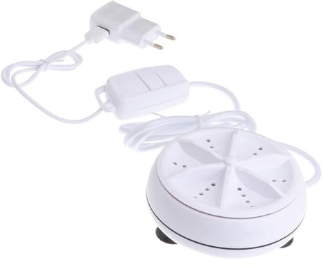 VILLFUL Lavadora Portátil De Turbina Material Abs Lavadora De Viaje Para Negocios y Alquileres Ligera