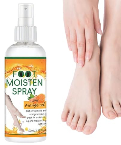 Fotpeeling Sprayolja Portabel Slätgörande Dödhudsborttagning Återfuktande | Återfuktande Fotvårdsspray Matta Grova Spruckna Hälar För Kvinnor Män Fäder Vuxna Familj Idrottare Äldre