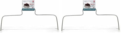 Quttin Lira Cortador Tarta 36CM Cuchillos de repostería, Plata, ÚNICO (Paquete de 2)