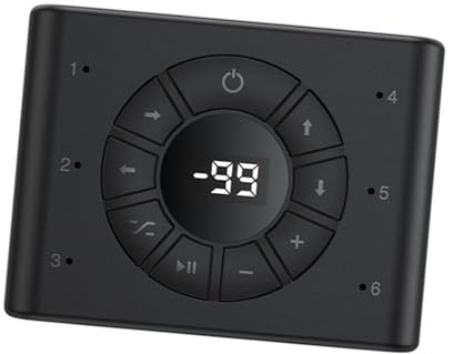 osiuujkw Bärbar kompakt bladvändare med fjärrkontroll Upptäck smart trådlös rullning med användarvänlig LED-skärm Automatisk bladvändare för webbläsare Vuxna Present, för 1 telefon, 8x6x1.6 cm