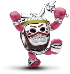 Coconut king Hawaiian cartoon charm. Compatible with Pandora and other similar sized charm bracelets