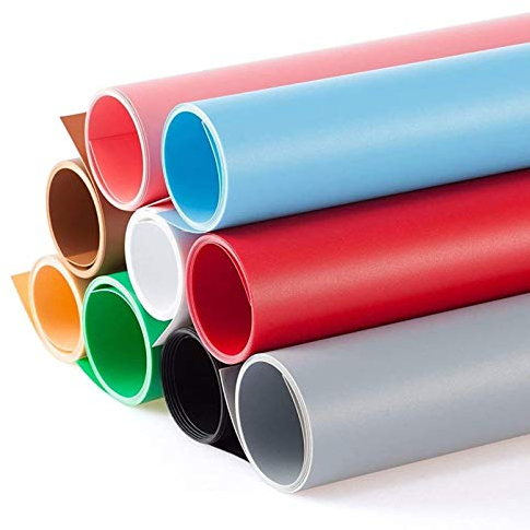 Selens PVC Telón de Fondo 100*200cm 9 Color Kit Set Background Backdrop Mate para Fotografía Estudio Fotográfico Foto