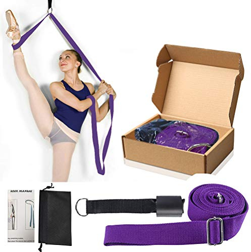 KimDaro Leg Stretcher, Door Flexibility & Stretching Leg Strap - Great for Ballet Cheer Dance Gymnastics or Any Sport Leg Stretcher Door Flexibility Trainer Premium Stretching Equipment