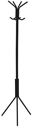 IDIMEX Kleiderständer Garderobenständer Arist Standgarderobe Kleiderstange aus Metall mit 8 Kleiderhaken, schwarz lackiert