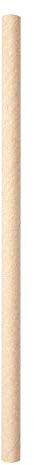 250 unité - Pailles Droites Cocktail Ø0,60X14 Cm Naturel Kraft