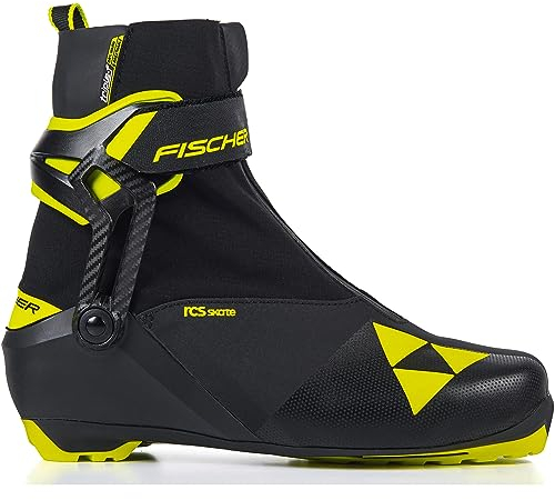 Fischer Unisex RCS Skate Durable Weatherproof Protective Stable Insulated Nordic Race Skating Ski Boots, 42