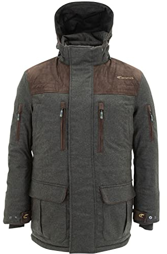 Carinthia G-LOFT Loden Parka 2.0 Herren-Winterjacke, warm gefütterte, wetterfeste, geräuscharme Jagd-Jacke mit abnehmbarer Kapuze