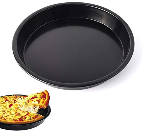 DUORUI Bandeja para hornear para pizza, redonda, antiadherente, para horno, herramienta de cocina