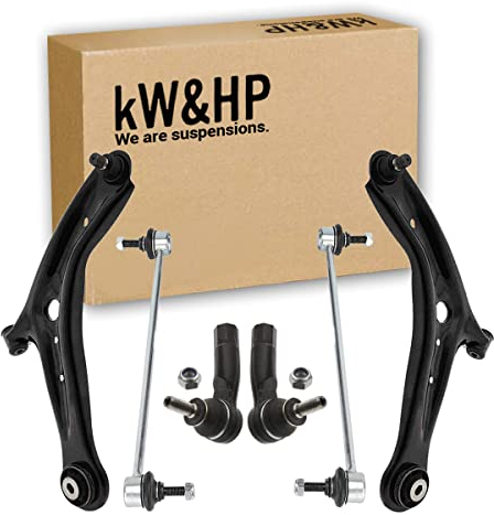 KIT 6PZ COPPIA BRACCI OSCILLANTI ANTERIORI, BIELLETTE E TESTINE STERZO PER PANDA (312) PANDA VAN (312) YPSILON (312)