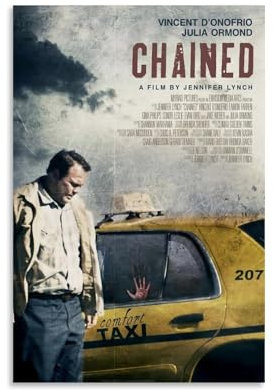 URAUIH Poster cinematografico incatenato, per camera da letto e soggiorno, 50 x 75 cm, senza cornice