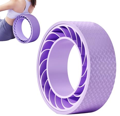 Rodillo de fascia para la espalda, función elástica antideslizante con rueda, rodillo de espuma para fitness, para uso en el gimnasio en casa, para fitness, entrenamiento diario, rutina y