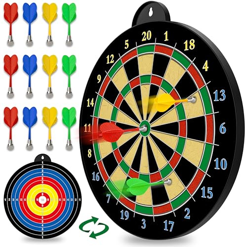Magnetic Dart Board with 12pcs Magnetic Darts